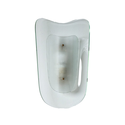 Vintage Pietro Chiesa for Fontana Arte Curved Glass Wall Sconce - Italy c. 1940s